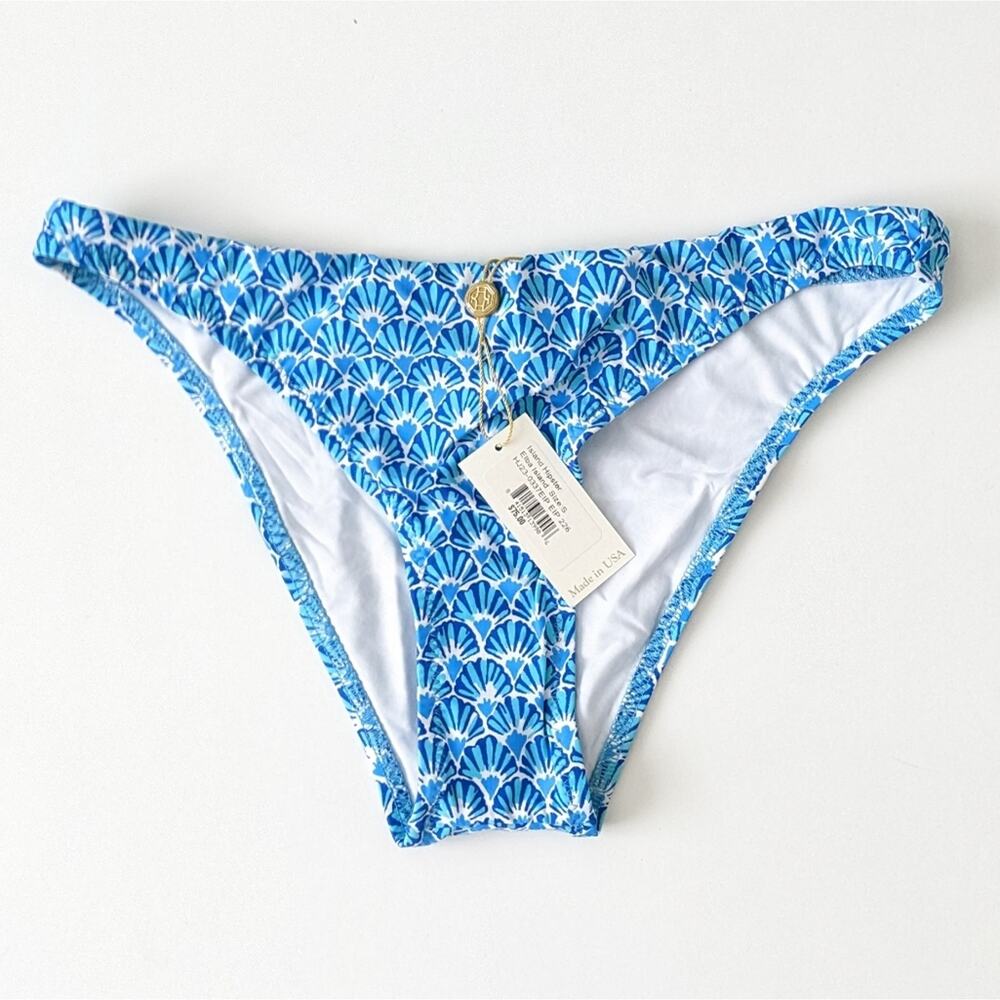 Helen Jon Island Hipster Bikini Bottom, Blue, Women's Small